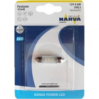 Лампа NARVA FESTOON LAMPS LED 12V 43mm 0.6W SV8.5 B1 Лампа NARVA FESTOON LAMPS LED 12V 43mm 0.6W SV8.5 B1