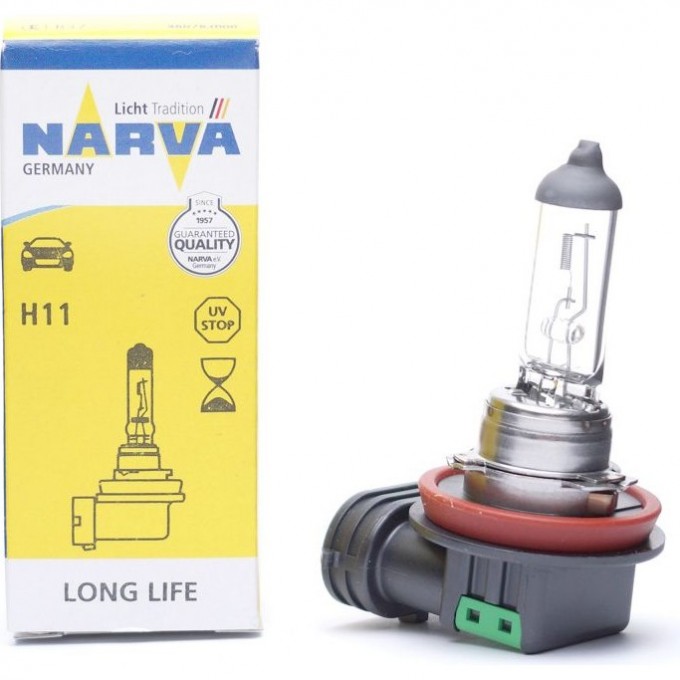Лампа NARVA LONG LIFE H11 12V 55W LL C1 84206427 Лампа NARVA LONG LIFE H11 12V 55W LL C1 84206427