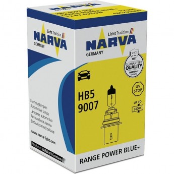 Лампа NARVA RANGE POWER BLUE+ HB5 12V 65/55W PX29t Лампа NARVA RANGE POWER BLUE+ HB5 12V 65/55W PX29t