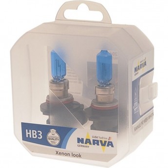 Лампа NARVA RANGE POWER WHITE HB3/9005 65W 12V P20d 4500K 2шт.